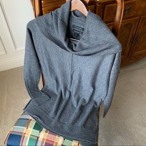 Tahari Extra Fine Merino Wool Cowl Neck Tunic